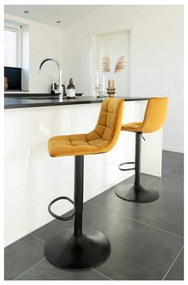 Žlté barové stoličky v súprave 2 ks 88 cm Middelfart – House Nordic