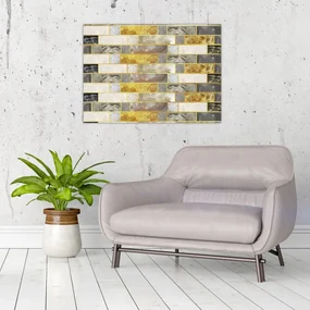 Obraz - Dekor s textúrami (70x50 cm)