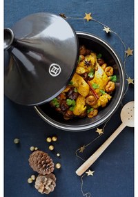 Čierny tajine Emile Henry Flame, ⌀ 32 cm