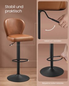Set dvoch barových stoličiek LJB097K01