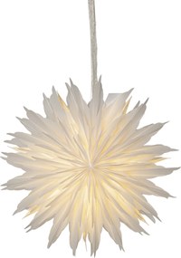 STAR TRADING Závesná svietiaca hviezda Dis White 40 cm