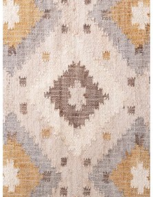 Krémový ručne tkaný jutový koberec 120x170 cm Roya Imani – Elle Decoration