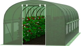 Veľký fóliovník na záhradu 4 x 6 m - 2,25 m výška