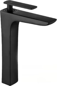 Mexen Indus, vysoká umývadlová batéria, čierna, 744610-70