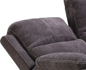 Trojsedák Fortuna, šedá látka, funkcia polohovanie