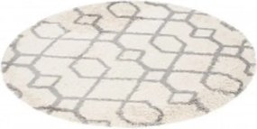 TA Koberec L224D BÉŽOVÁ/TMAVOSIVÁ BOHO WHEEL Rozmer: 160x160 cm