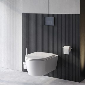 Závesné WC AM.PM Func CFA1700SC bezokrajové, so sedadlom Microlift, biele