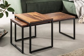 Konferenčný stôl 41069 100x40cm 2-set Drevo Palisander