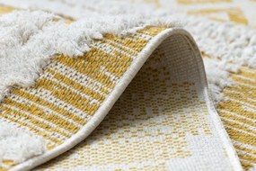 Koberec Boho SIZAL MOROC Romby 22297 žltý/krém