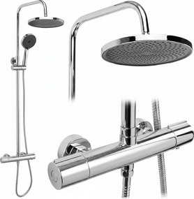 Rea Avanti, sprchový set s termostatom, chrómová, REA-P8921