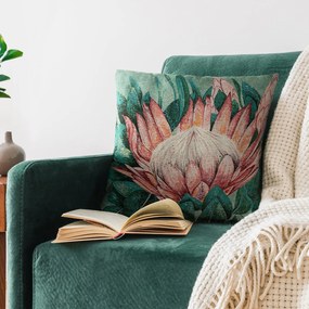 GOBELÍNOVÁ DEKORAČNÁ OBLIEČKA NA VANKÚŠ GOBELIN09 45X45 CM KVETY