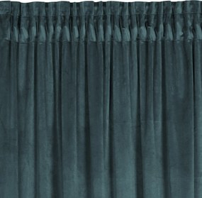 ZATEMŇOVACÍ ZÁVES NA PÁSKE CHARLOTTE1 140X270 CM TMAVOTYRKYSOVÁ