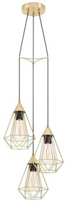 Eglo 43683 - Luster na lanku TARBES 3xE27/60W/230V