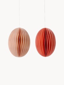 Ručne vyrobené veľkonočné závesné dekorácie Honeycomb, 2 ks