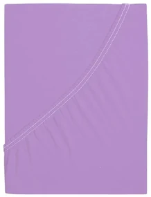 Jersey plachta do detskej postieľky EXCLUSIVE 70x140 cm fialová