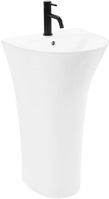 Rea Rita Slim, voľne stojace umývadlo 480x420x835mm, biela lesklá, REA-U9901