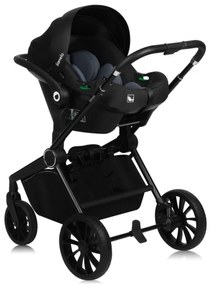 Lionelo - Kombinovaný kočík 3v1 MIKA PLUS Grey Stone