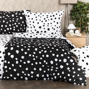 4Home Bavlnené obliečky Dalmatin reverse, 140 x 200 cm, 70 x 90 cm