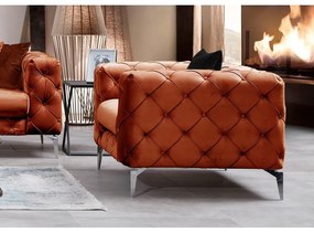 Oranžové kreslo Como – Artie