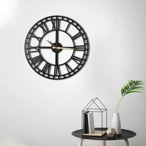 Dekoratívne nástenné hodiny Reedo 50 cm čierne