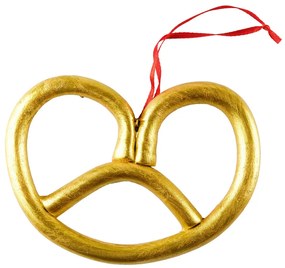 DECOLED Pretzel, 15 x 11 cm, zlatý