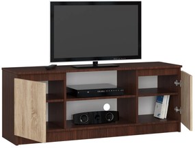 TV stolík Beron 140 cm wenge/sonoma