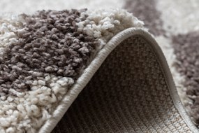 Behúň BERBER TROIK, krémový, strapce