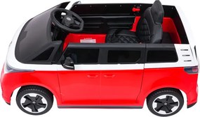 Elektrické autíčko Volkswagen ID BUZZ červené