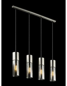 GLOBO 21000-4HN - Luster na lanku ANNIKA 4xE27/25W/230V chróm