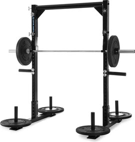 Capital Sports Yoketar Yoke posilňovací stojan, 50 mm tŕne na kotúče, 2 x J-Cup, oceľ, čierna