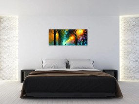 Obraz - Nočná prechádzka (120x50 cm)