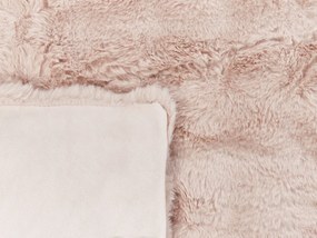 Prikrývka na posteľ 150 x 200 cm ružová SALKA Beliani
