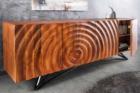 Dizajnová komoda z masívu Zen Mango 177cm