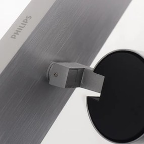 Philips 53093/48/12 - Bodové svietidlo RUNNER matný chróm 3xGU10/35W/230V