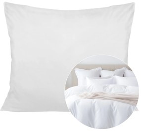 SATÉNOVÁ OBLIEČKA NA VANKÚŠ 603 50X60 CM BIELA