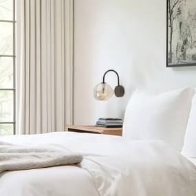 Nástenné svietidlo LAVA 1xG9/8W/230V bronzová/dymová béžová