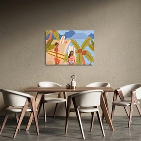 Sklenený obraz - Enjoy your life (70x50 cm)