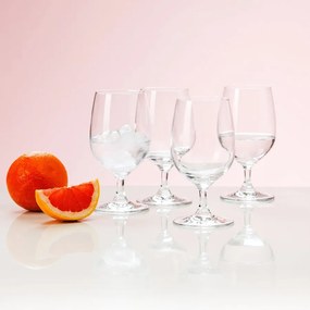 Poháre na stopke 310 ml set 4 ks - Univers Glas Lunasol META Glass - 322122