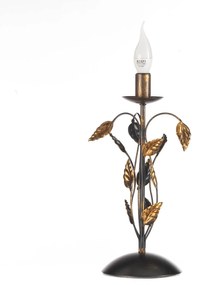 Stolová lampa Collana kov 1-plameňová bronzová
