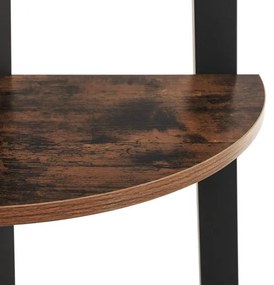 Knižnica NAVARO hnedá/čierna