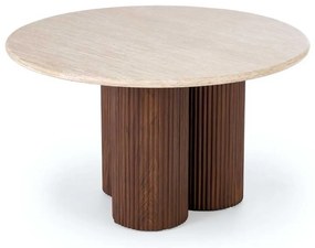 Konferenčný stolík Donovan, kameň / orech