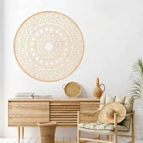 Luxusná drevená mandala na stenu 3D dekorácia do interiéru | HELA: HDF - Orech 30 cm 4341-79186 HDF0342