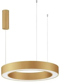 LED luster Morbido 60 zlaté s diaľkovým ovládaním