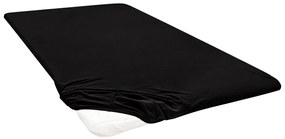 Biberna Napínacia plachta na vrchný matrac (čierna, 180 – 200 x 200 cm)  (100227070)