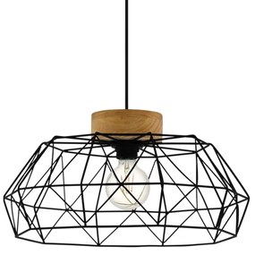 Eglo 44089 - Závesné svietidlo na lanku PADSTOW 1xE27/60W/230V