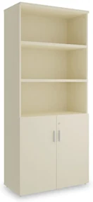 Vysoká skriňa SimpleOffice 80 x 40 x 180 cm, breza