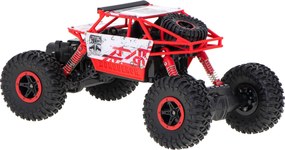 KIK RC Rock Crawler 1:18 diaľkovo ovládané auto 4x4 červené