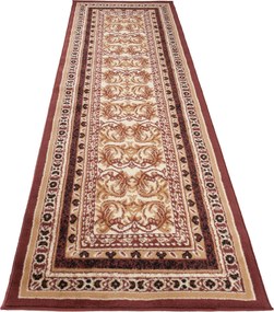 Koberec Atlas PP hnedý obdĺžnikový – nízky vlas 0,8 cm Rozmer: 80x200 cm