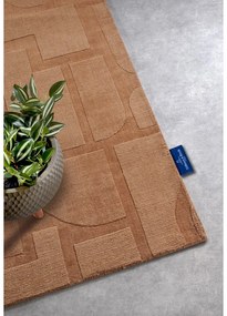 Hnedý ručne tkaný vlnený behúň 80x250 cm Alexis – Villeroy&amp;Boch