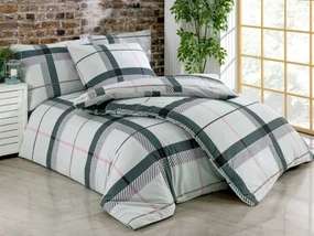 Bavlnené obliečky Tailor grey 200x200/2x70x90 cm